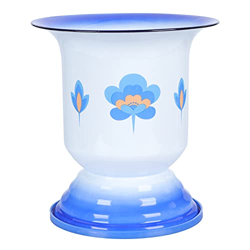 DOITOOL Bedpan Enamel Spittoon Portable Bedpan Seat Urinal Chamber Pot for Pregnant Women Elderly Children Urine Bucket Portable Toilet