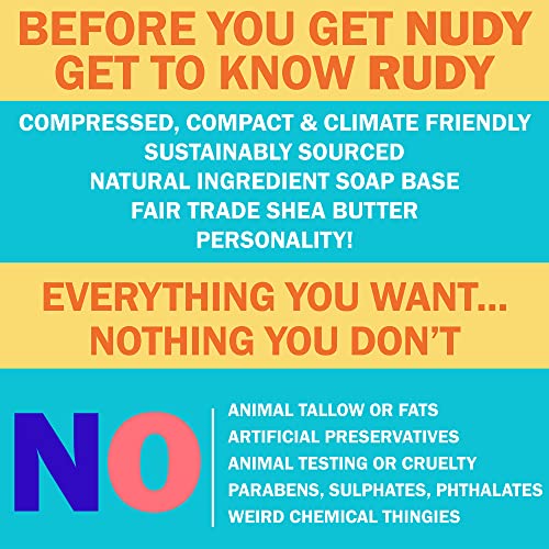 Nudy Rudy - Berrylicious Trio Bundle - Hand Cream, Liquid Hand Wash & Bar Soap - Organic Shea Butter - Natural - Non-Greasy - Moisturizer - Hand Lotion - Hand Soap - Body Wash - Skin Care - 3 Pack