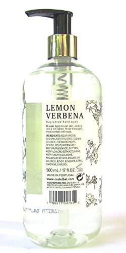 Castelbel - Lemon Verbena - Luxury Liquid Cleansing Hand Wash 17.0 fl.oz (500 ml)