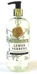 castelbel – lemon verbena – luxury liquid cleansing hand wash 17.0 fl.oz (500 ml)