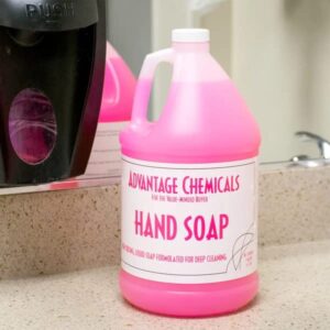 SuperJob JobSite Professionals Commercial Value Pink Hand Soap 128 FL OZ Gallon Jug For Restaurants | Hotel | School (4 Gallons)