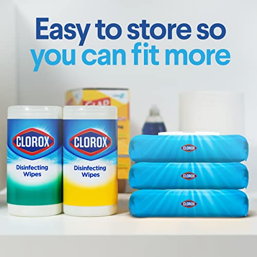 Clorox Disinfecting Wipes, Bleach Free Cleaning Wipes, 75 Wipes, Pack of 3, Fresh Scent (Package May Vary)