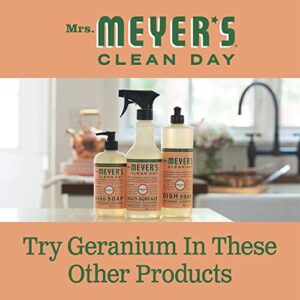 Mrs. Meyer's Hand Soap Refill, Made with Essential Oils, Biodegradable Formula, Geranium, 33 Fl. Oz - Pack Of 2