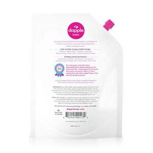 dapple: Refill pack: Baby Bottle and Dish Liquid, Lavender 34 oz (Pack of 2)