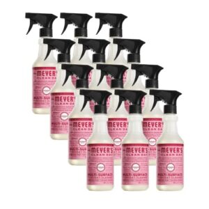 mrs. meyer’s clean day multi-surface cleaner, peppermint, 16 fl oz. (pack of 12)