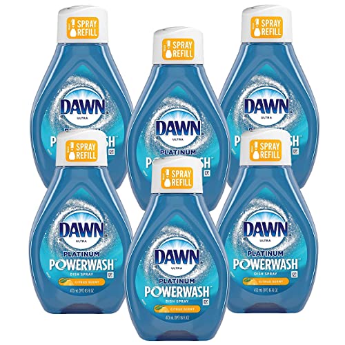 Dawn Ultra Platinum POWERWASH Refill Dish Spray Citrus Scent 16 oz (Pack of 6)