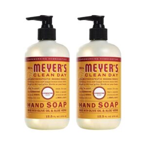 mrs. meyer’s clean day hand soap, made with essential oils, biodegradable formula, clementine (12.5 fl oz (pack of 2))