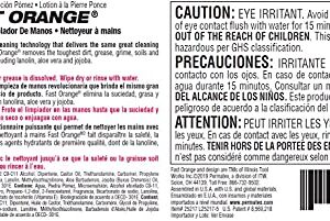 TaskBrand N-V040CGB Hospeco V40 Value Series, Blue (Pack of 200) & Fast Orange 25217 Pumice Lotion, Heavy Duty Hand Cleaner, Natural Citrus Scent, (64oz)