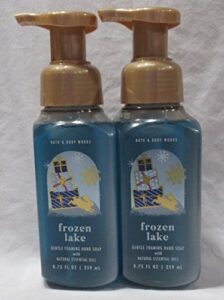bath body 2 pack bundle frozen lake gentle foaming hand soap 8.75 ounce bundle
