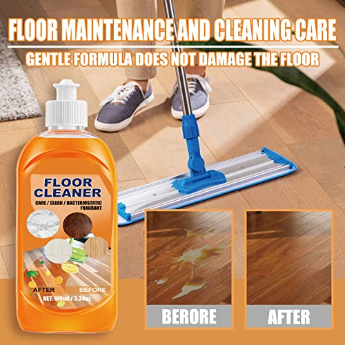 DIZHIGE Momeng Floor Cleaner, Honifee Floor Cleaner Solution, NML Floor Cleaner, Powerful Decontamination Floor Cleaner, Wood Floor Cleaner and Polish, Multipurpose Cleaning Concentrate, 100ml (1)