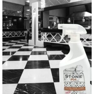 STONE PH Neutral Floor Cleaner Kitchen & Home Cleaning Surfaces: Safe, Orange, Spray, Marble, Granite, Quartz, Travertine, Non Abrasive & Non Toxic, Biodegradable, Lavender, (25 fl. Oz)