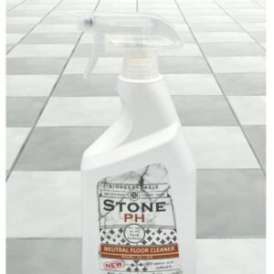 STONE PH Neutral Floor Cleaner Kitchen & Home Cleaning Surfaces: Safe, Orange, Spray, Marble, Granite, Quartz, Travertine, Non Abrasive & Non Toxic, Biodegradable, Lavender, (25 fl. Oz)