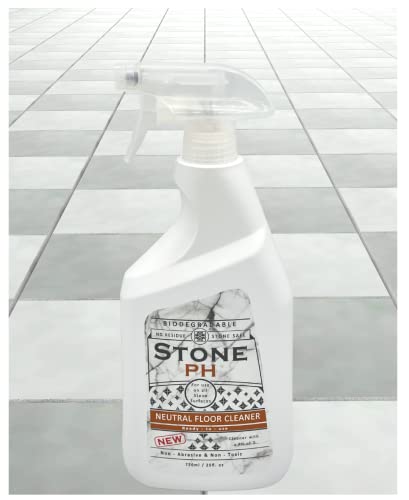 STONE PH Neutral Floor Cleaner Kitchen & Home Cleaning Surfaces: Safe, Orange, Spray, Marble, Granite, Quartz, Travertine, Non Abrasive & Non Toxic, Biodegradable, Lavender, (25 fl. Oz)