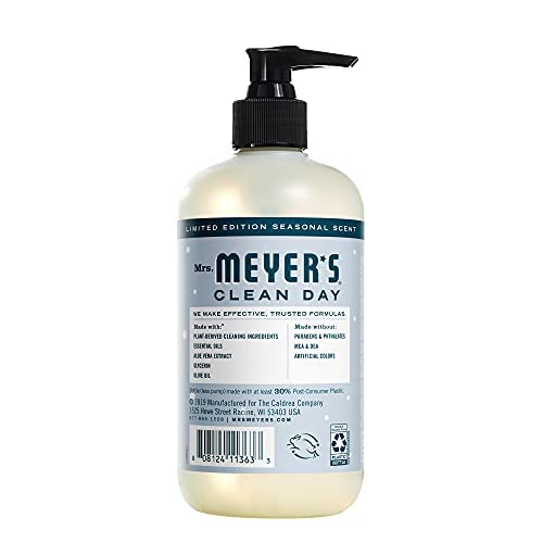 MRS. MEYER'S CLEAN DAY Liquid Hand Soap, Snow Drop 12.5 Fl Oz (Pack of 8)