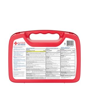 Johnson & Johnson All-Purpose Portable Compact Emergency First Aid Kit, 160 pc