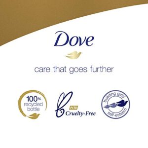 Dove Nourishing Hand Sanitizer 99.99% Effective Against Germs Shea Butter and Warm Vanilla Antibacterial Gel with 61% Alcohol and Lasting Moisturization For Up to 8 Hours, 8 Fl Oz (Pack of 4)