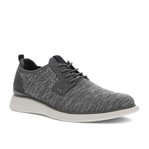 dockers mens andover casual oxford shoe, grey/black, 8 m