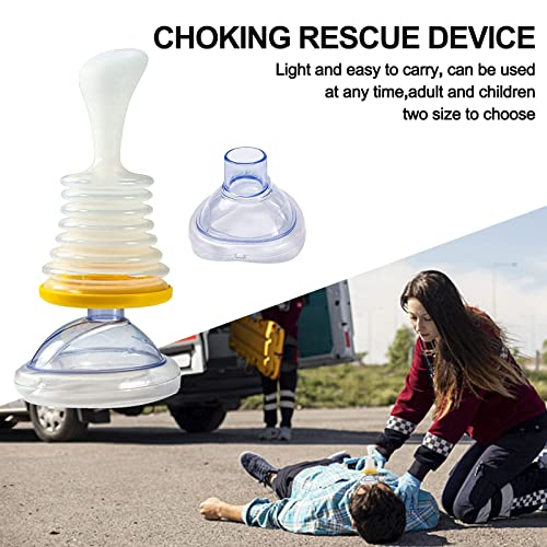 Ansenfun Choking Rescue Device Asphyxiation Rescue Equipment Adult and Child Family kit, Portable First aid kit, First aid Asphyxia Equipment (Yellow)