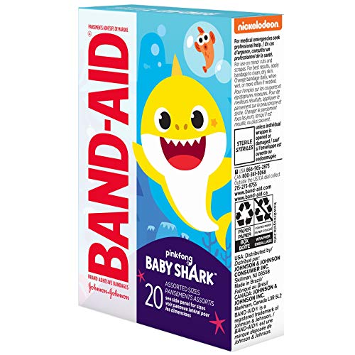 Bandaid Baby Shark 20CT