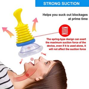 auons Choking Emergency Device Rescue Device Home Kit, First Aid Kit Portable Airway Suction Device for Kids and Adults, Portable Suction Anti Kit