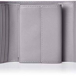 KINGZ(キングズ) Men's Embossed Wallet (Trifold), Grey (Grey Marl)