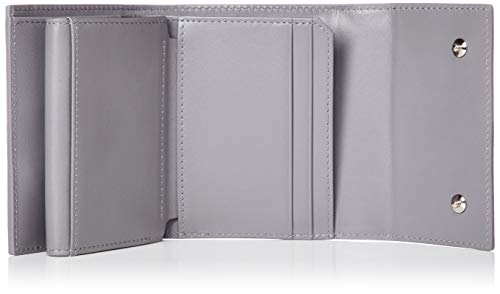 KINGZ(キングズ) Men's Embossed Wallet (Trifold), Grey (Grey Marl)