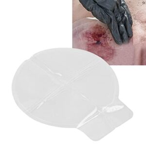 Vented Chest Seal Gauze, Silicon Gel Simple Operating Strong Emergency Vent Chest Seal Safe for Hospital (No Hole Channel)