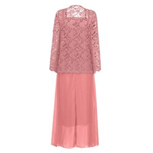 Holiday Dresses for Women 2023,Going Out Dresses for Women Mini Dresses for Women Birthday Dress Solid Two Piece Lace Cardigan Chiffon Party Wedding Long Dress Graduation Plaid (Pink-4,4X-Large)