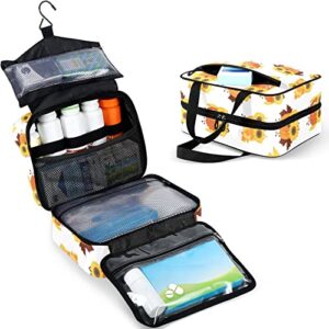 Naanle First Aid Bag Bird Owl Sunflower Empty Medium Medicine Storage Bag Emergency Treatment Medical Bags Travel Medicine Bag Pill Bottle Organizer for Vitamin Supplement