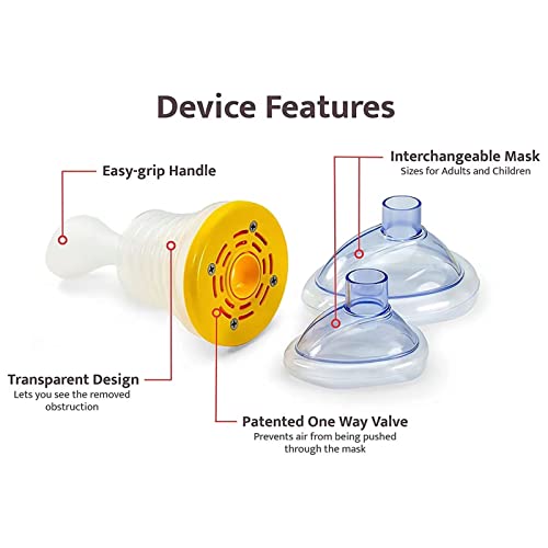 Choking Rescue Device, 2023 New Portable Asphyxia Rescue Device, First Aid Choking Device, First Aid Kit for Adult and Children