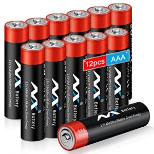tsrwuily aaa lr03 batteries,ultra long lasting alkaline battery,with long lasting power, 10-year shelf life aaa battery (12 count)