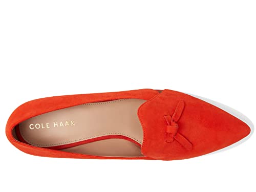 Cole Haan Viola Skimmer Red Suede 7 B (M)