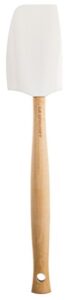 le creuset silicone craft series medium spatula, 11 1/8″ x 2 1/4″, white