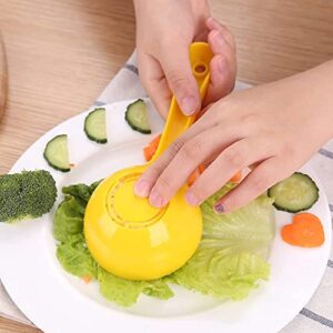 Rice Paddle Scoop Mold For Rice Ball Making, Non-stick Sushi Mold Rice Ball Scooper Rice Spatula Kitchen Gadge Yellow for Home Kitchen Restaurant Sushi Making