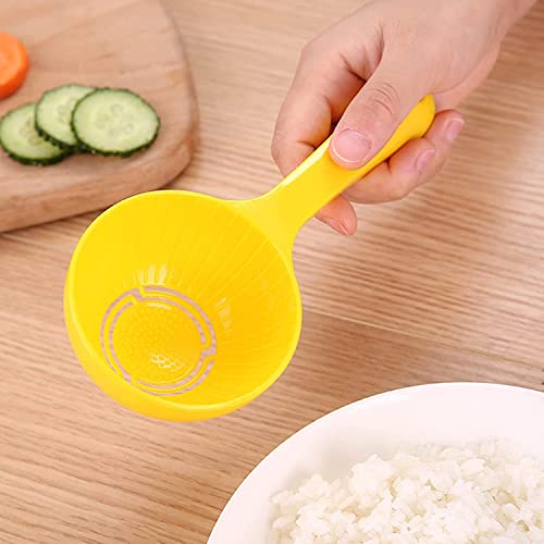 Rice Paddle Scoop Mold For Rice Ball Making, Non-stick Sushi Mold Rice Ball Scooper Rice Spatula Kitchen Gadge Yellow for Home Kitchen Restaurant Sushi Making