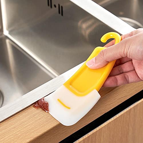 Kitchen Cleaning Shovel Silicone Kitchen Spatula Cake Tools Dish Washing Baking Pastry Brush Dirty Scraper Cleaning Fry Pan L6Q6