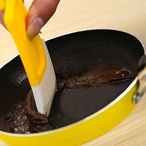 Kitchen Cleaning Shovel Silicone Kitchen Spatula Cake Tools Dish Washing Baking Pastry Brush Dirty Scraper Cleaning Fry Pan L6Q6