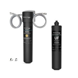 waterdrop 15ua under sink water filter system and waterdrop rf15-uf 0.01 micron replacement filter cartridge for 15ua/15ua-uf/15ub/15ub-uf/15uc/15uc-uf under sink water filter
