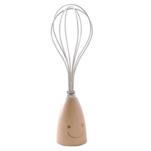 nagao wy-06 whisk, stainless steel, wood, made in japan