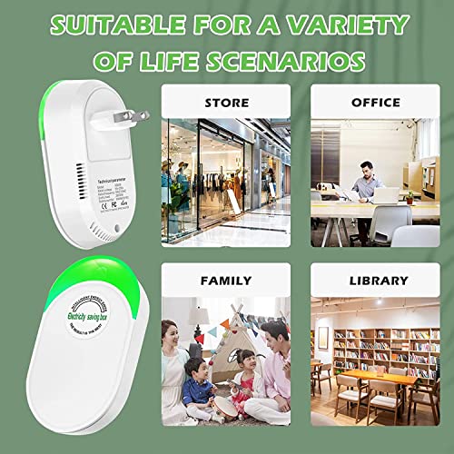 Energy Saver Household Power Saver Electricity Saving Box 90V-250V Household Office Market Device Electric Smart US Plug 30KW (White)