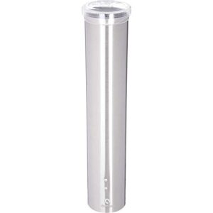 Brio Moderna UV Self Cleaning Bottleless Water Cooler Dispenser with Filtration & Avalon Stainless Steel Adjustable Pull Type Cup Dispenser, 4-10 oz Cups, Dent Proof, Fingerprint Resistant