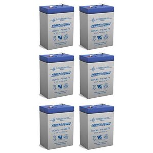 power sonic 6v 4.5ah battery replacement for carpenter watchman 713526-6 pack