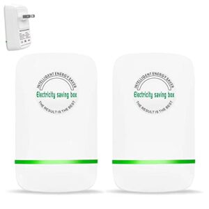 lele meng cow household power saver, 2023 new power saver save power electricity saver, power save device electricity saving box household office market device electric us plug (2pcs)