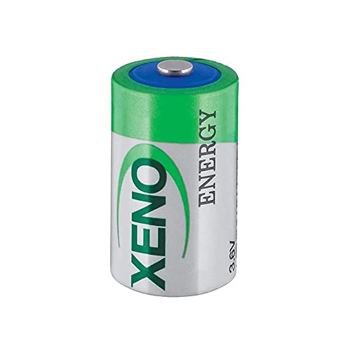 YICUAA XL-050F Lithium Battery 1200mah ER14250 3.6V 1/2AA Lithium Standard Battery Button, 5 Pack
