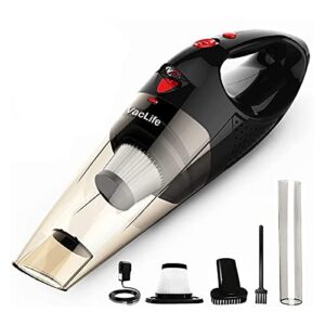 vaclife handheld vacuum with handheld filters, car vacuum cleaner cordless, red(vl189)
