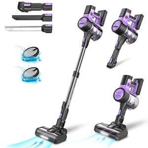 inse cordless vacuum cleaner, 26kpa 350w stick vacuum for hardwood floor, up to 50 mins rechargeable battery, 6-in-1 household wireless lightweight vacuum for pet hair carpet – s10