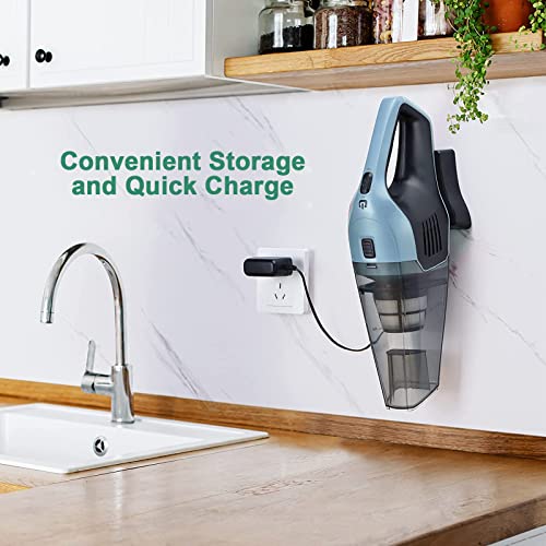 Nozaya Cordless Handheld Vacuum Cleaner - Lightweight Rechargeable Battery