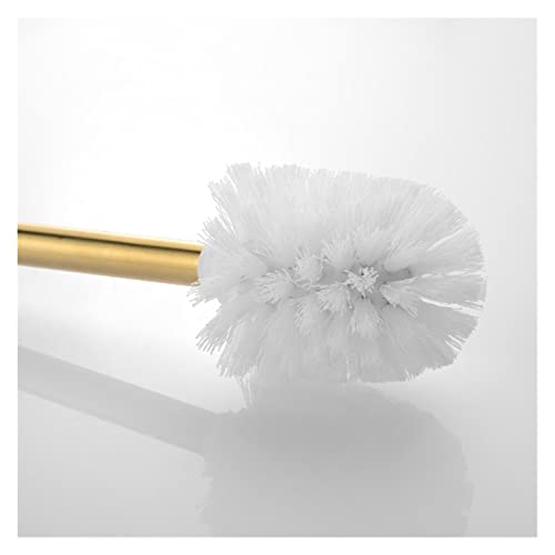 Brushed Gold Toilet Brush Holder with Glass Cup Stainless Steel 304 Square Wall Mounted Gold Bathroom Accessories Set Bathroom Accessories