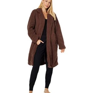 PJ Salvage womens Loungewear Cozy Duster Duster Bathrobe, Cocoa, Medium-Large US