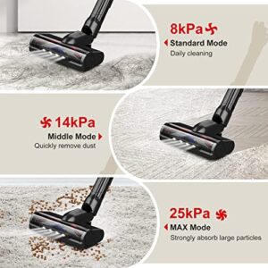 whall Cordless Vacuum Cleaner, 25kPa Suction 4 in 1 Foldable Cordless Stick Vacuum Cleaner,280W Brushless Motor 55 Mins Runtime,Lightweight Handheld Vacuum for Home Hard Floor Carpet Pet Hair